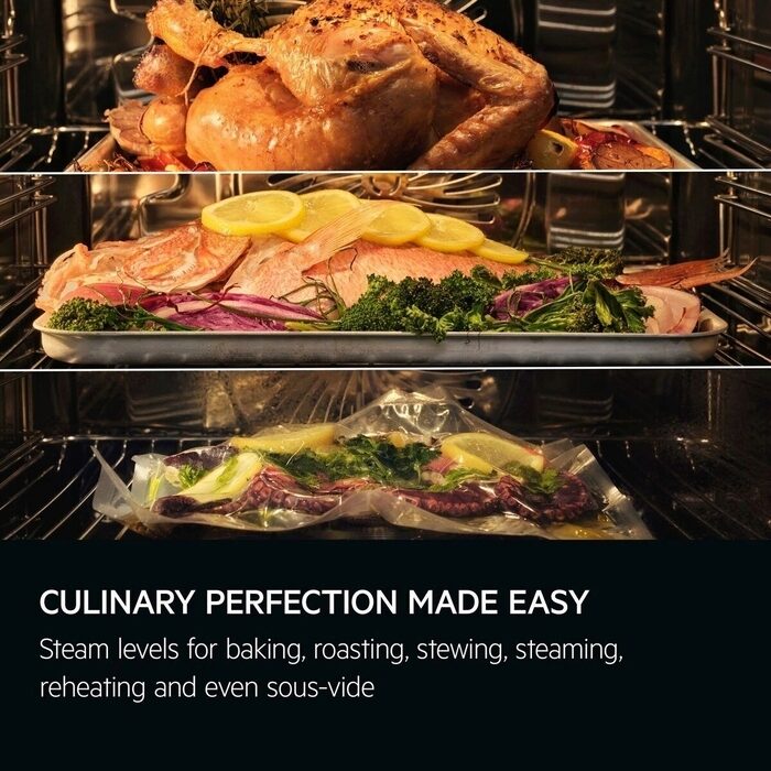 AEG TP8SB731AB Electric Built in Single Oven with Touch Controls Black