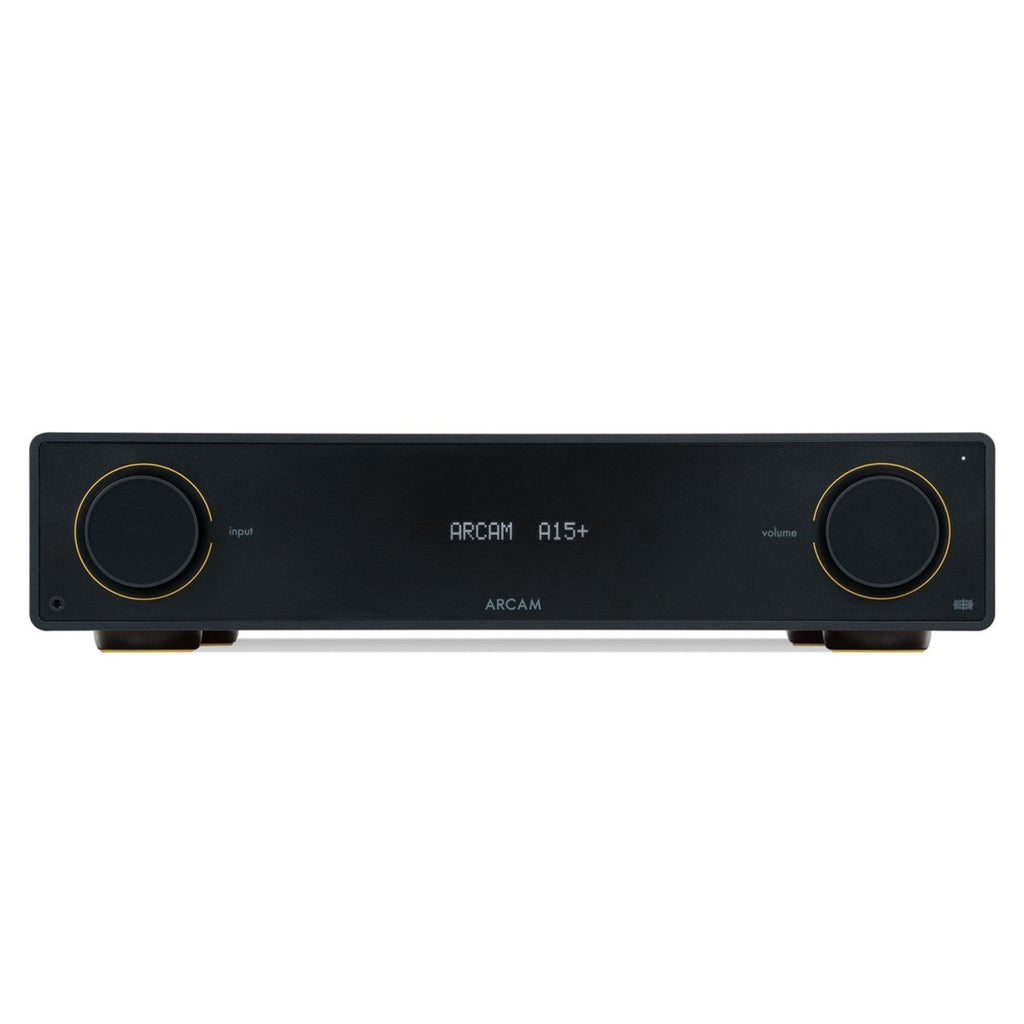 Arcam A15+ Integrated Amplifier Black with JBL 4309 Studio Monitor Bookshelf Speakers Pair - Black