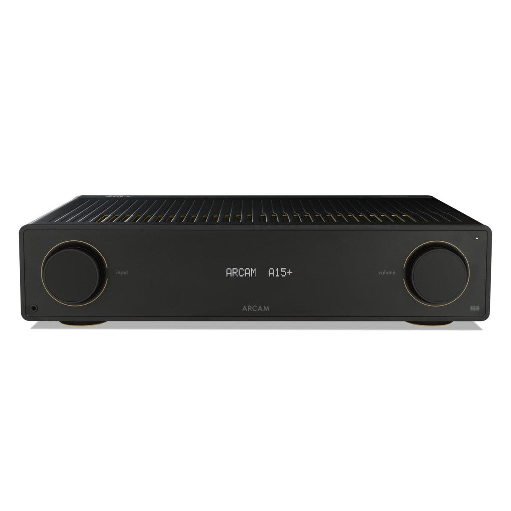 Arcam A15+ Integrated Amplifier Black with JBL 4309 Studio Monitor Bookshelf Speakers Pair - Black