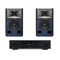 Arcam A15+ Integrated Amplifier Black with JBL 4309 Studio Monitor Bookshelf Speakers Pair - Black