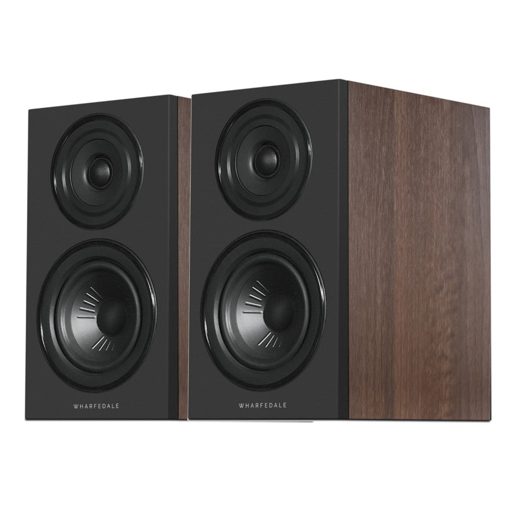 Denon AVRS970H 8K 7.2 Ch Dolby Atmos AV Receiver Black with Wharfedale Diamond 12.1i HCP 5.1 Speaker Package Walnut