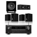 Denon AVRS970H 8K 7.2 Ch Dolby Atmos AV Receiver with Wharfedale Diamond 12.1i HCP 5.1 Speaker Package - Black