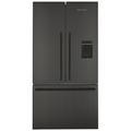 Fisher And Paykel RF540ADUB7 Series 7 Freestanding Plumbed-In American Fridge Freezer Black Steel