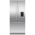 Fisher and Paykel RS80AU3 Integrated Plumbed-In American Fridge Freezer With Ice Maker