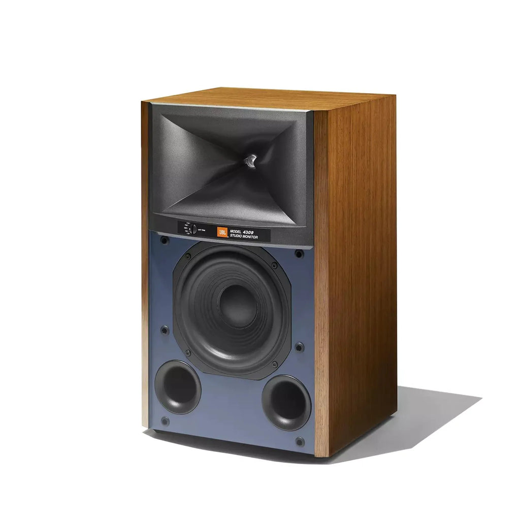 Marantz PM6007 Integrated Amplifier Black with JBL 4309 Studio Monitor Bookshelf Speakers Walnut Pair