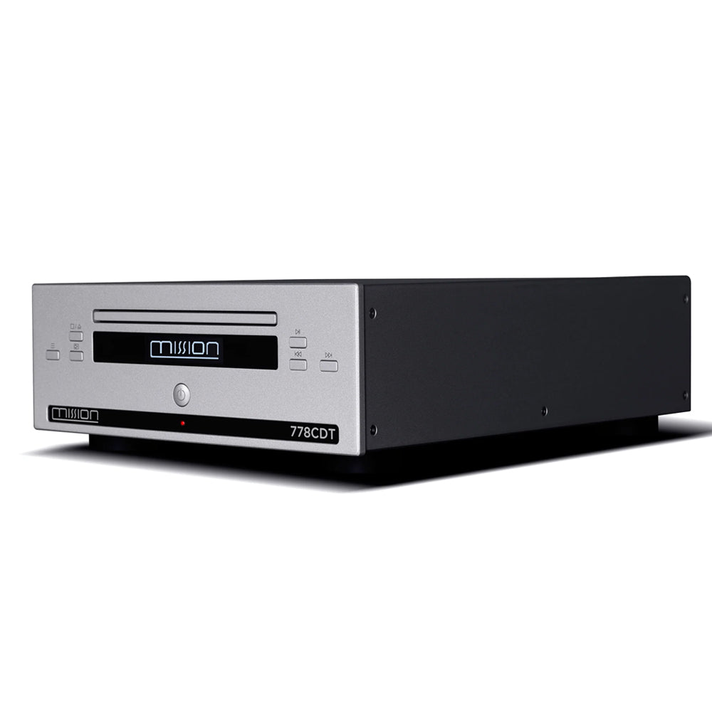 Mission 778X Stereo Amplifier and 778CDT CD Transport HiFi Bundle - Silver