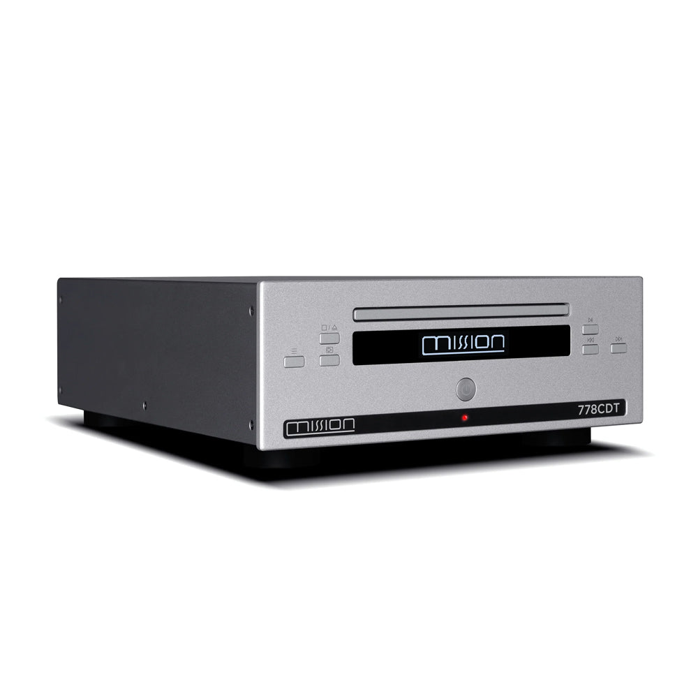 Mission 778X Stereo Amplifier and 778CDT CD Transport HiFi Bundle - Silver