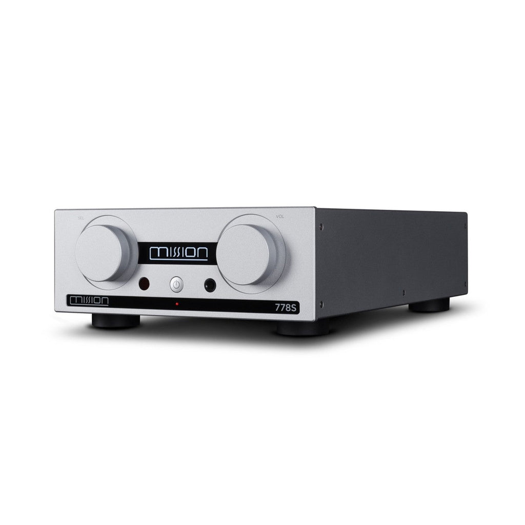 Mission 778X Stereo Amplifier with 778S Streamer and 778CDT CD Transport Bundle - Silver