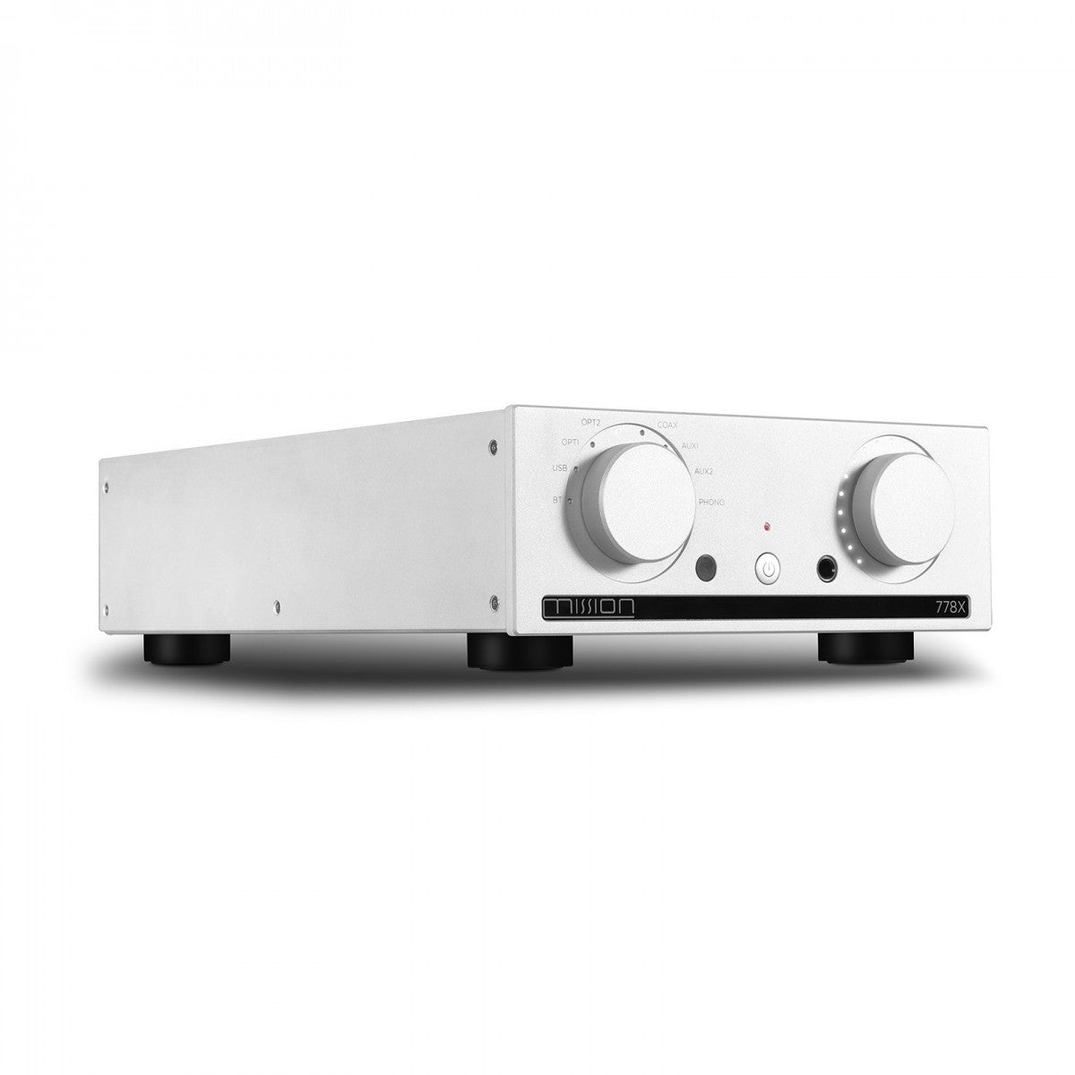 Mission 778X Stereo Amplifier with 778S Streamer HiFi Bundle - Silver