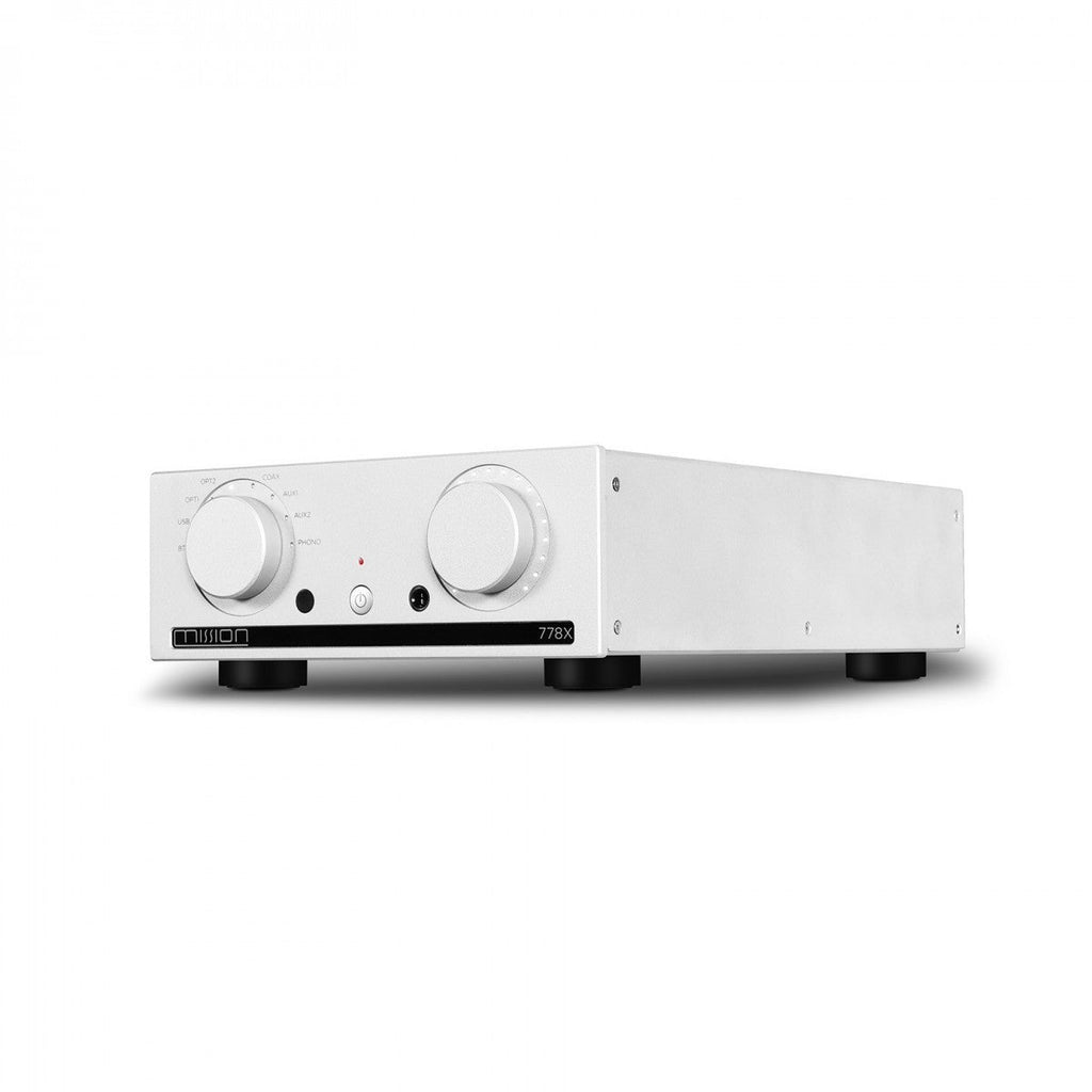 Mission 778X Stereo Amplifier with 778S Streamer HiFi Bundle - Silver