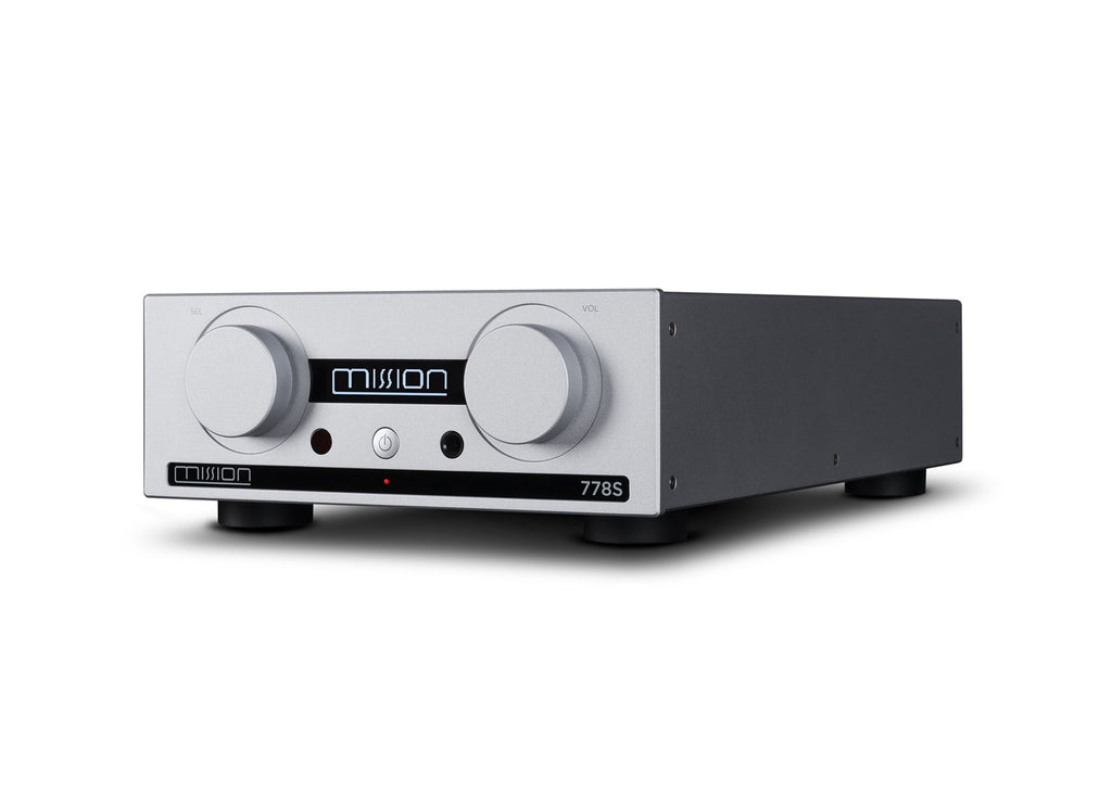 Mission 778X Stereo Amplifier with 778S Streamer HiFi Bundle - Silver