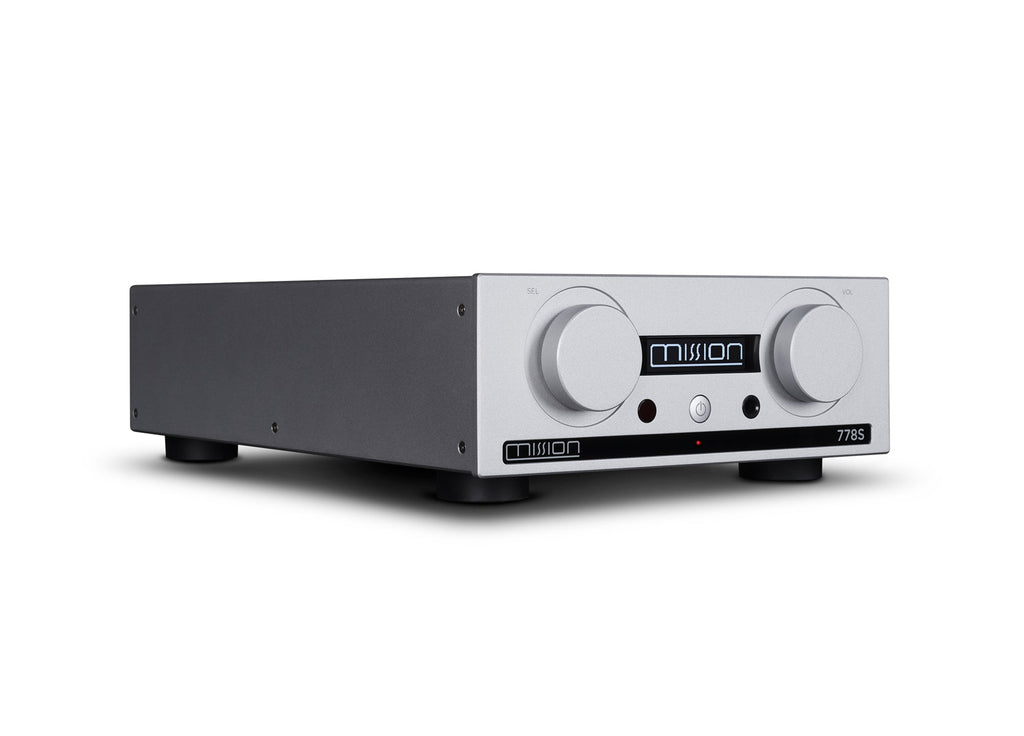 Mission 778X Stereo Amplifier with 778S Streamer HiFi Bundle - Silver