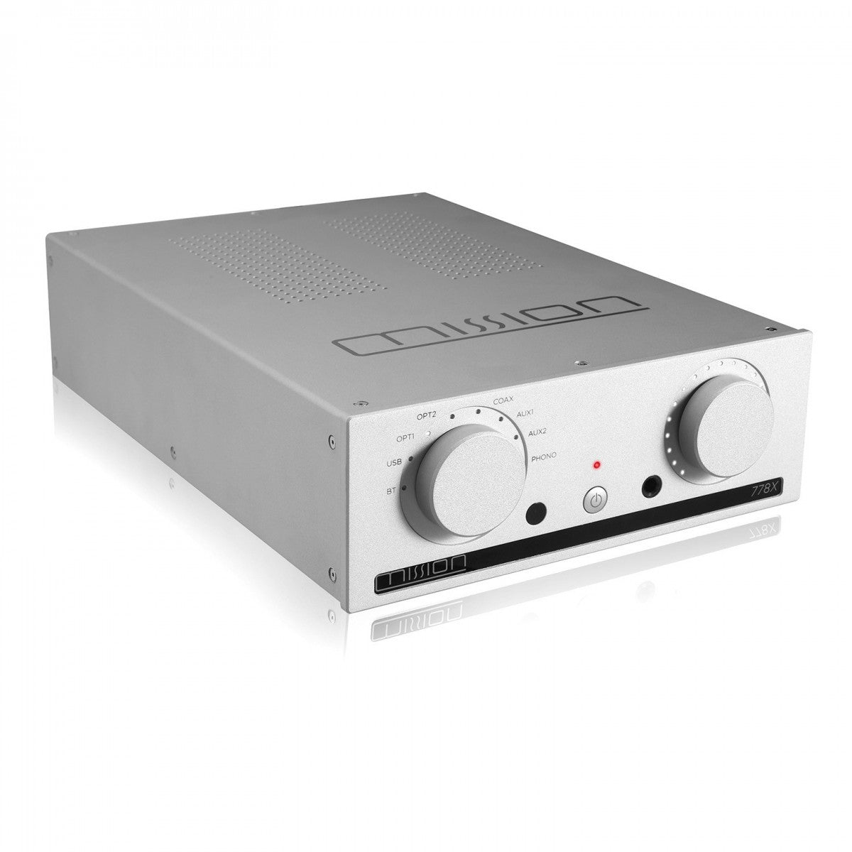 Mission 778X Stereo Amplifier with 778S Streamer HiFi Bundle - Silver