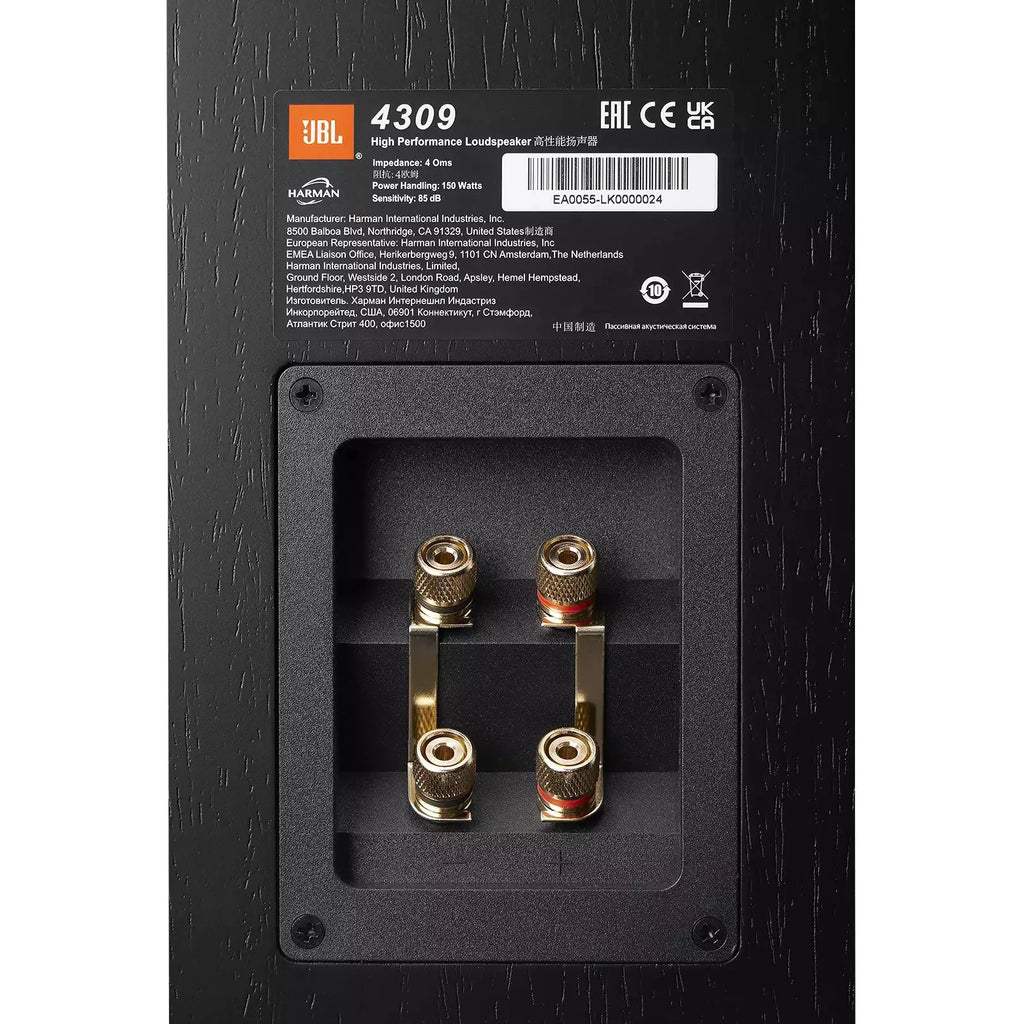 Musical Fidelity B1xi Integrated Amplifier with JBL 4309 Studio Monitor Bookshelf Speakers Pair - Black