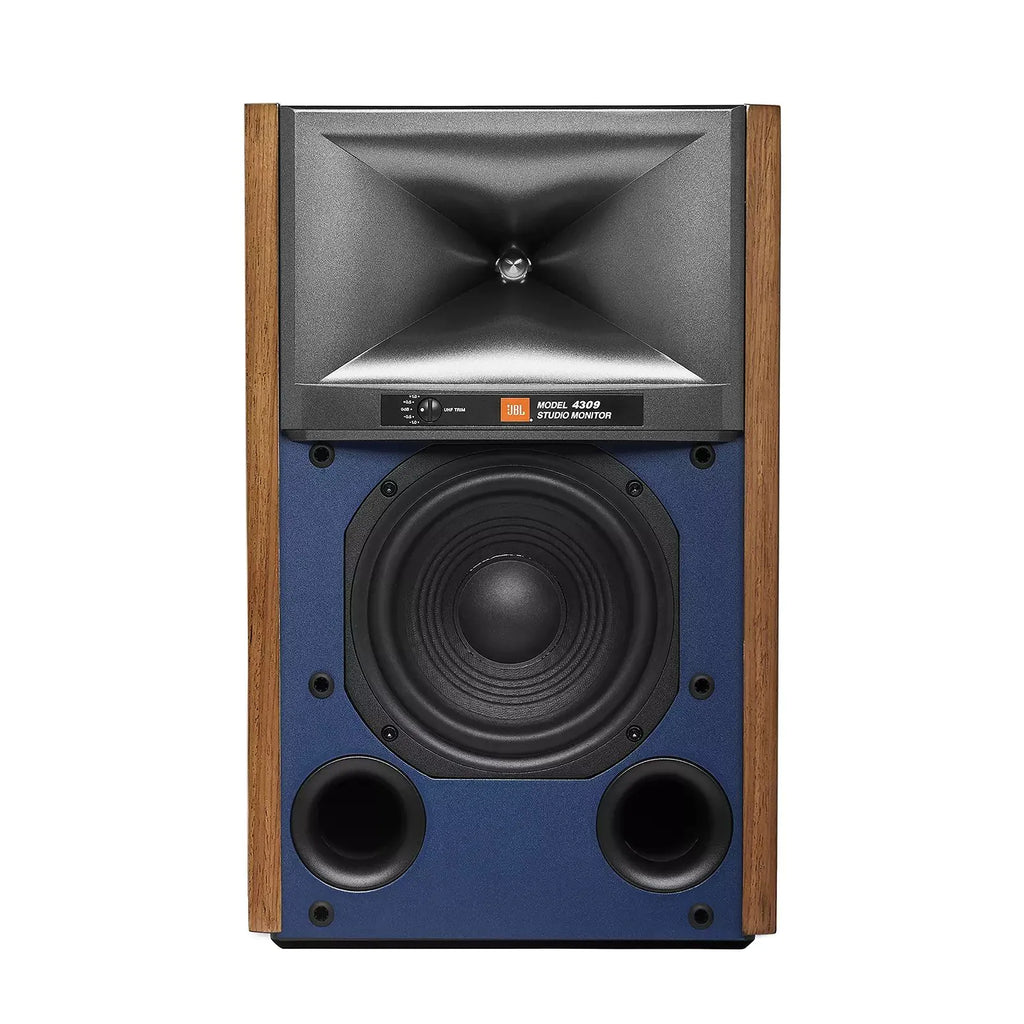 Ruark R610 Music Console with JBL 4309 Studio Monitor Bookshelf Speakers Pair - Walnut