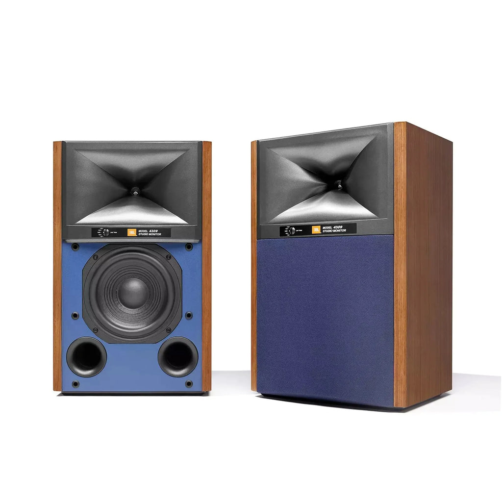 Ruark R610 Music Console with JBL 4309 Studio Monitor Bookshelf Speakers Pair - Walnut