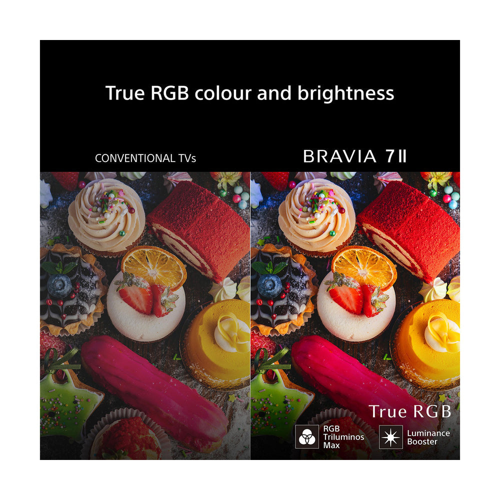 Sony K98XR75M2PB 98 Inch BRAVIA 7 II True RGB LED 4K Ultra HD HDR Smart Google TV 2026