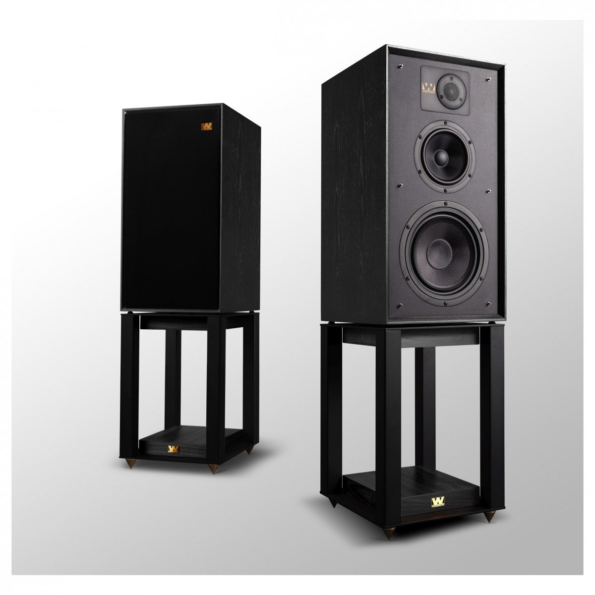 Yamaha R-N600A Network Receiver & CD-S303 CD Player with Wharfedale Linton Heritage Standmount Speakers with Matching Stands - Black